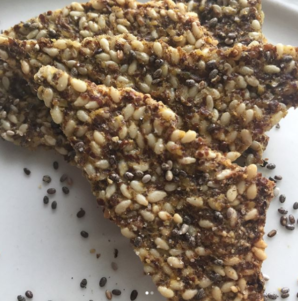 Flax Seed Crackers – Planting A Practice