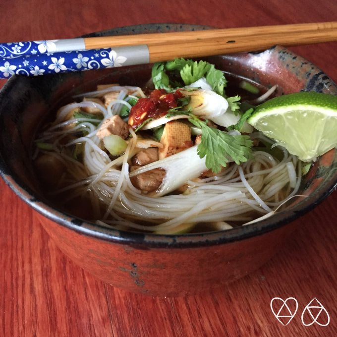 Vegetarian Pho Noodle Bowl – Planting A Practice